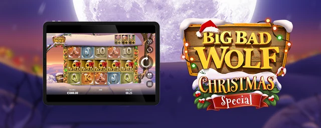 Big Bad Wolf Christmas Special — officiell spelgrafik från Quickspin