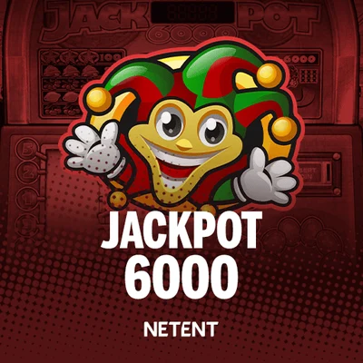 Jackpot 6000 — officiell spelgrafik från NetEnt